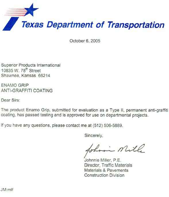 ENAMO GRIP - TEXAS DOT