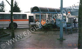 GRAFFITI CLEANER - Bus Shelter Before