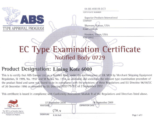 ABS Coast Guard Approval