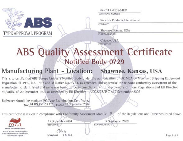 ABS Certification - RUST GRIP