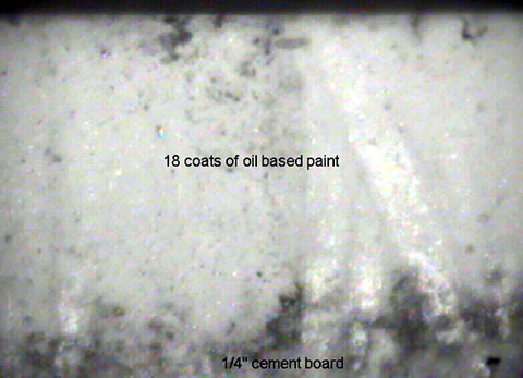 18 Coats of Oil Based Paint without RUST GRIP