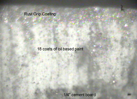 8-10 Wet mils of RUSTGRIP Encapsulation