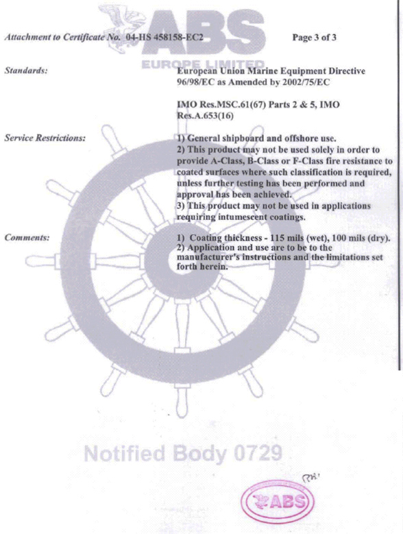 HOT PIPE COATINGS - ABS
