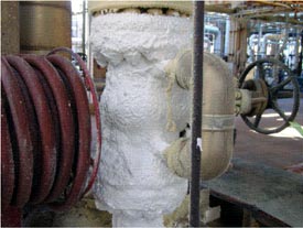 HOT PIPE COATING - Additional Coats Applied to Valve