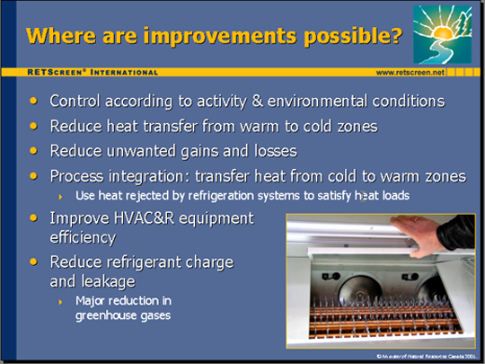 Energy Efficiency Project Analysis for Supermarkets and Arenas